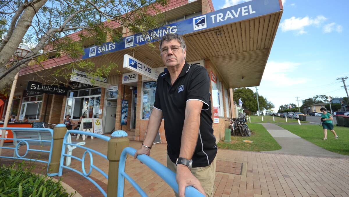 DEEP CONCERN: Dive Jervis Bay owner Bill Mountford opposes any relaxation of rules governing sanctuary zones. “Marine sanctuary zones are a major asset to the dive industry. Any plans to open-up sanctuary zones risks diverting tourists and tourism dollars to other states,” he said.