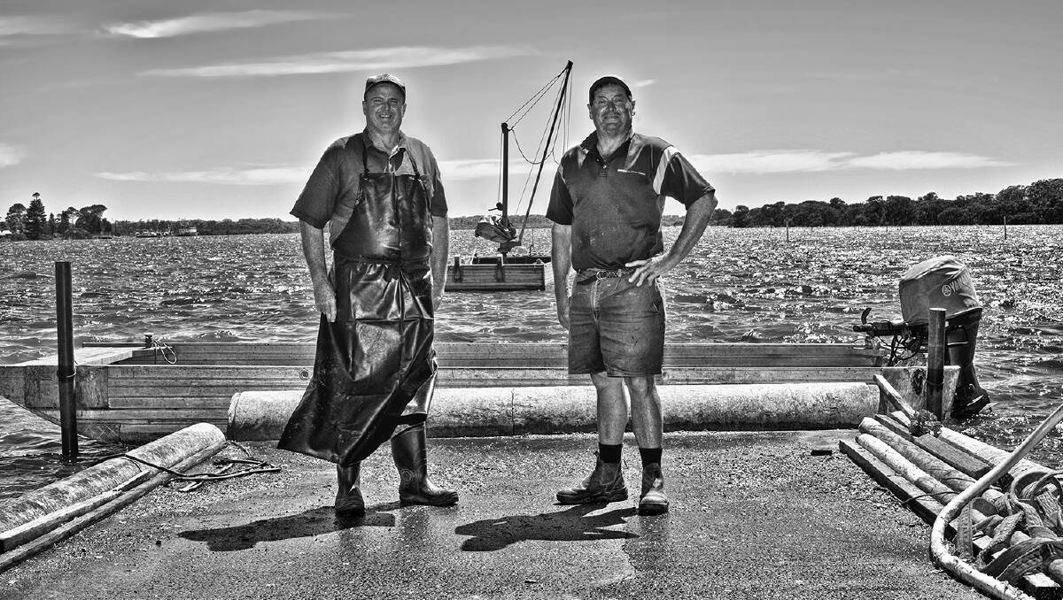 REAL DEAL: With generations of oyster farmers behind them brothers Brian and Barry Allen from Greenwell Point have invested a lifetime in the industry. Photo Heide Smith