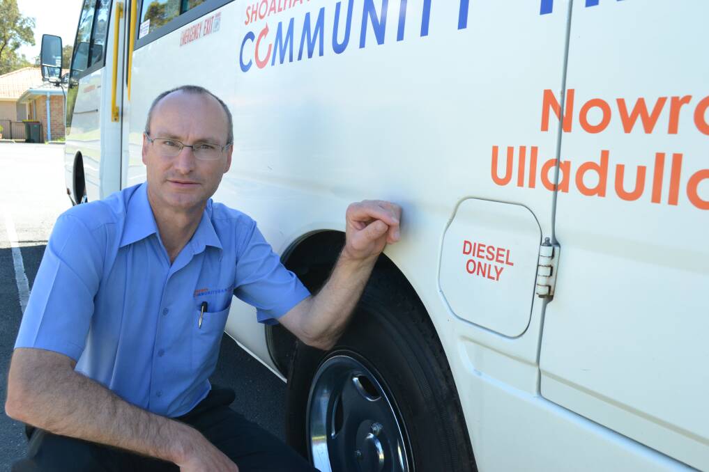 DISAPPOINTED: Shoalhaven Community Transport Service chief executive officer Stephen Fornasier has concerns about the safety of his staff after fuel lines were cut on the company’s buses in a targeted act of vandalism this week.
