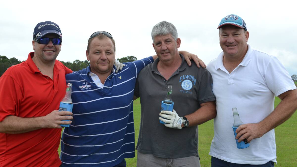 MATES: The Quickstone Team Rod Brown from Worrigee, Ron Willett from Nowra, Dale Spresser from Worrigee and David Walsh from Nowra Hill.