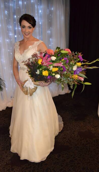 BRIDE PRIDE: Amy Holder (nee Evison) of Worrigee is the 2015 Bride of the Year.