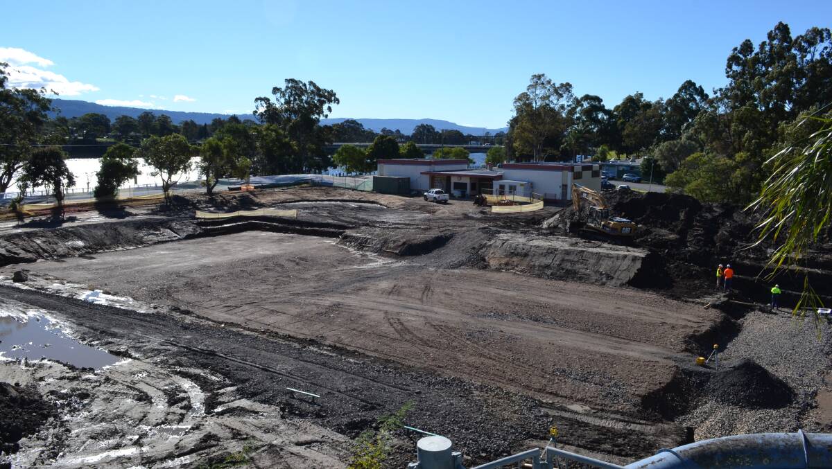 Work on the new $7 million Nowra pool is taking shape.