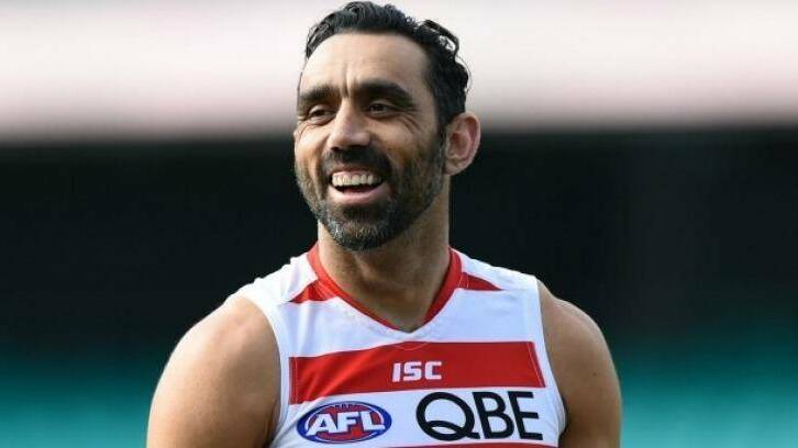Labor has approached retired footballer and former Australian of the year Adam Goodes about the prospect of him standing as an ALP candidate. Photo: Brendan Esposito