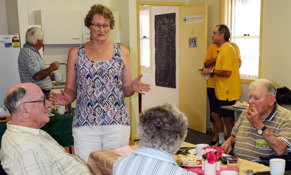TALK TODAY: Meals on Wheels manager at Ulladulla Julie Howe will lead any volunteers and clients who want to go tomorrow to a community forum at Berry that Senator Mitch Fifield will attend. 