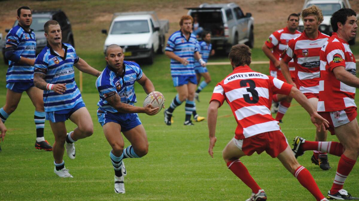 NAROOMA: The Narooma Devils Rugby League first grade team came up against the Moruya Sharks at Bill Smyth Oval on Saturday. It was a well fought game with a number of injuries in the Narooma team. The final score was Moruya 24 – Narooma nil.