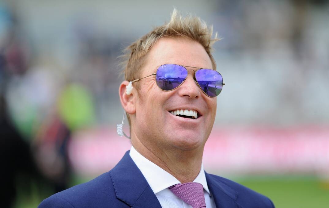 An unusual painting hanging in Shane Warne's house has featured in a documentary about the former Australian cricketer.