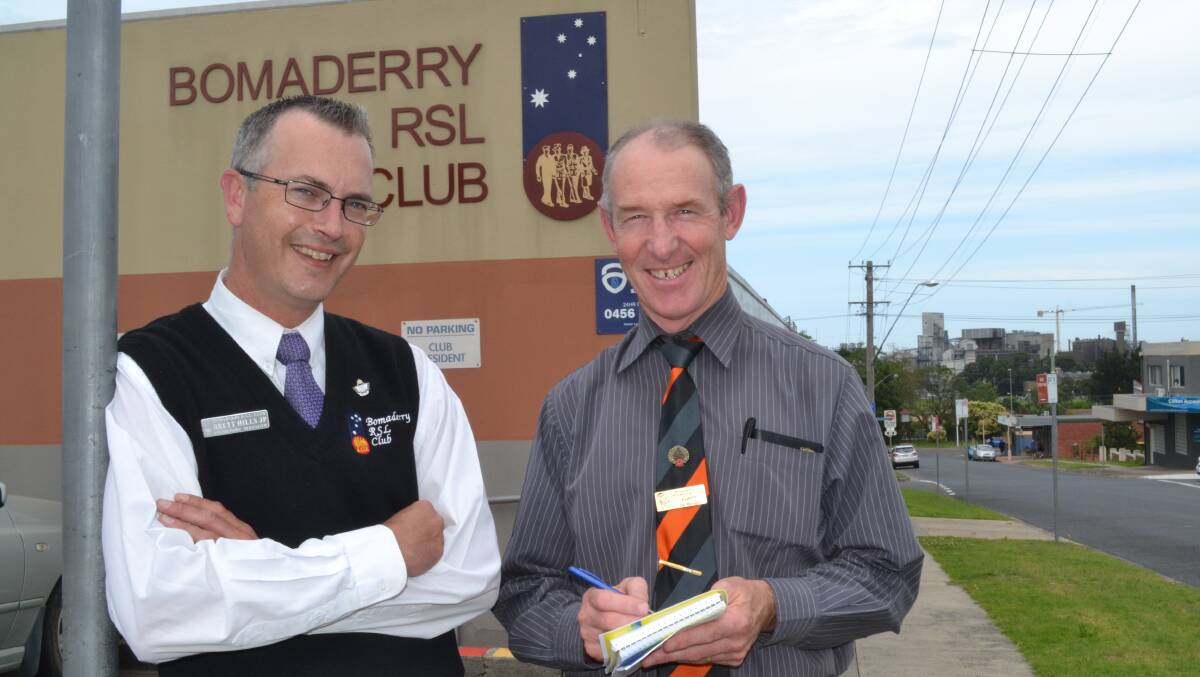 Bomaderry RSL Club secretary manager Brett Hill and Bomaderry Bowling Club secretary manager Garry Wilbraham talk about the future of the two clubs as one unit.