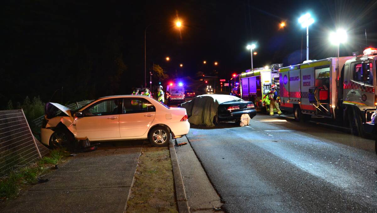 A young man was killed in a collision on the Princes Highway on Monday night.