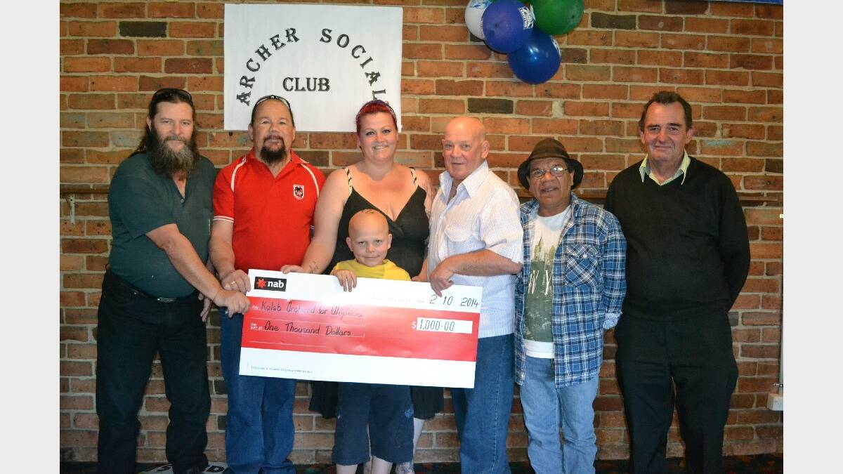 Archer Social Club gets behind young Kaleb Orchard
