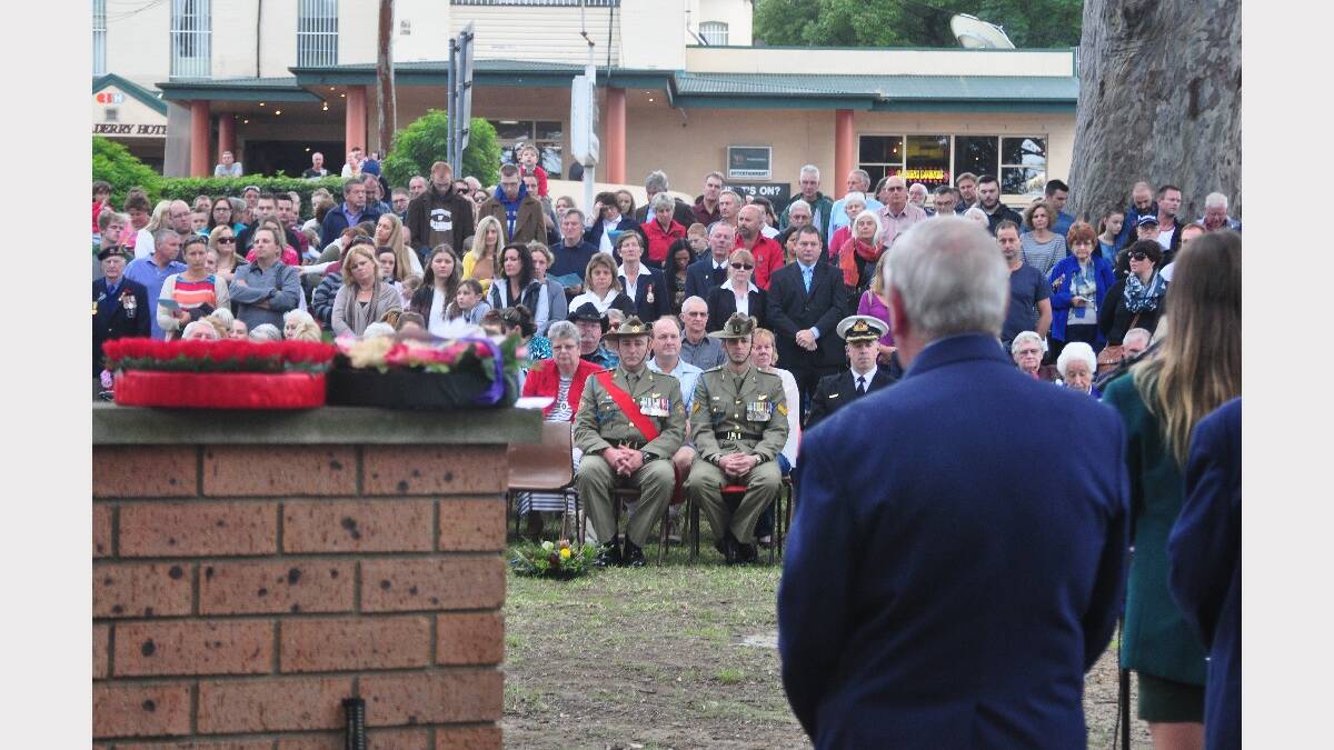 The Anzac Day march in Bomaderry was very popular this morning.