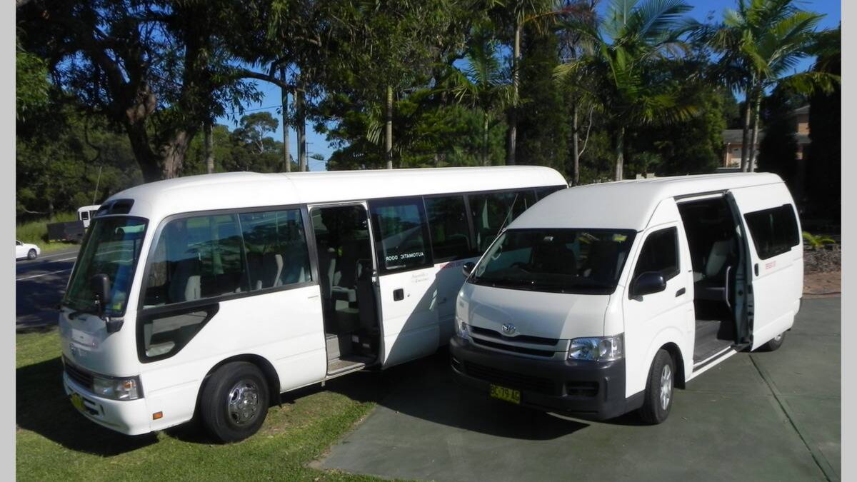 The Shoalhaven Transport Register can get you into a bus for less than $100 per day.