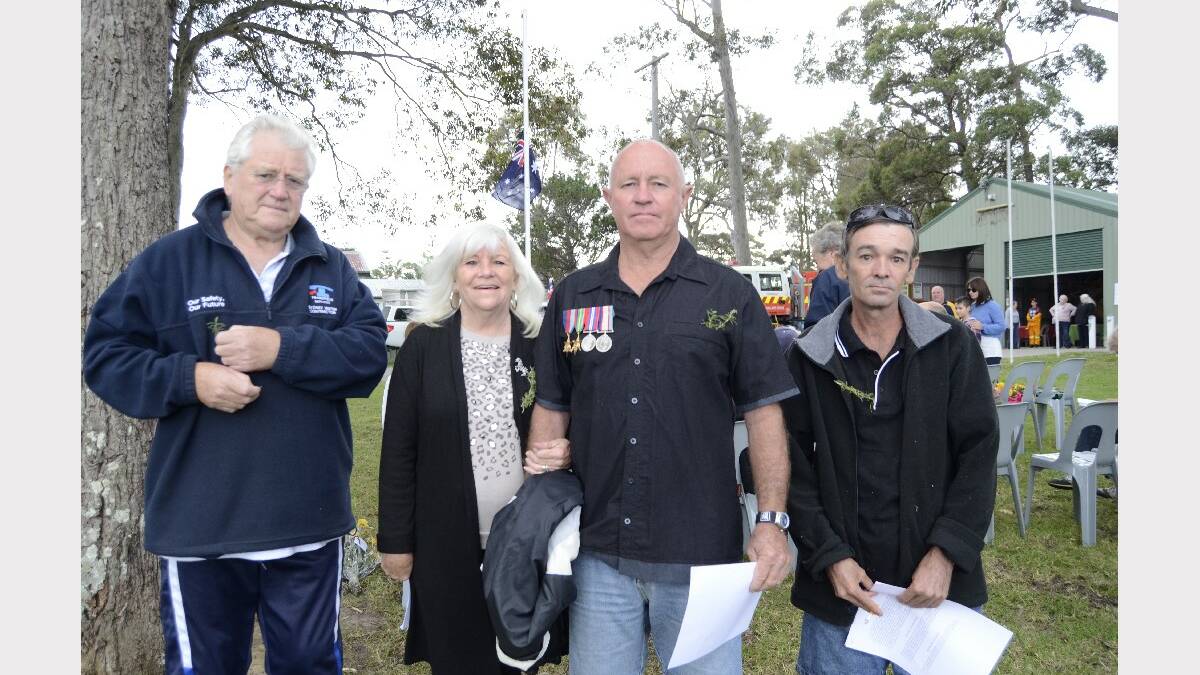 One of the more intimate Anzac Day services Erowal Bay, like many areas, had an increase in attendance this year.