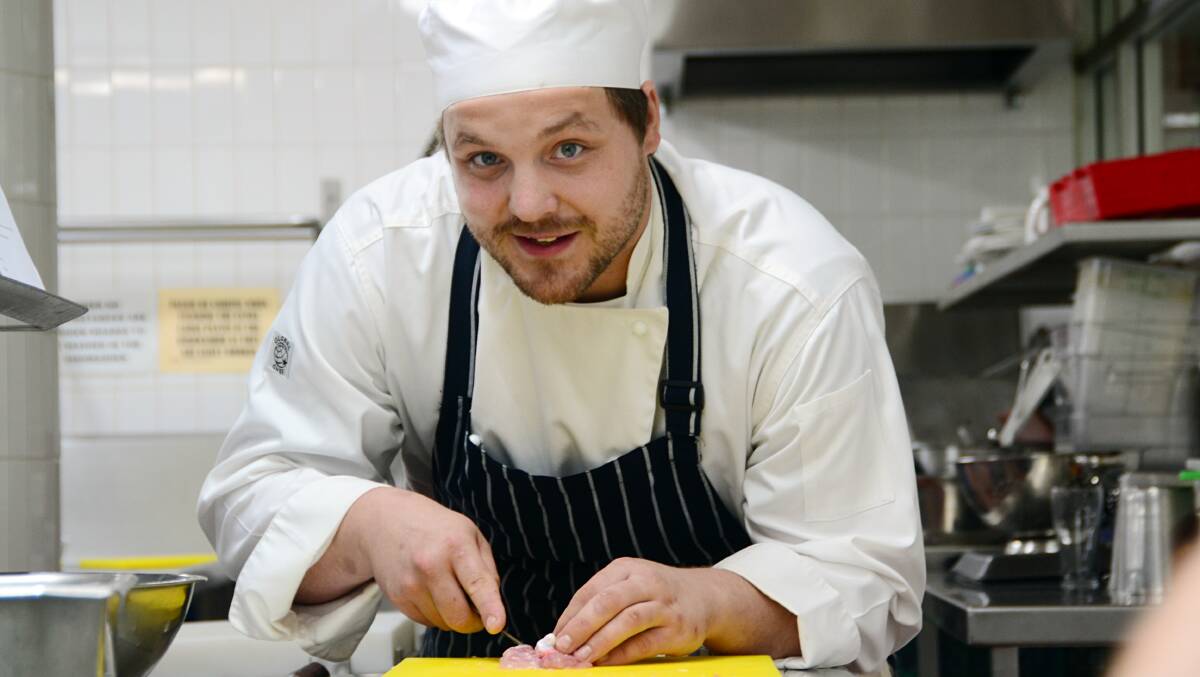 GOLDEN OPPORTUNITY: Apprentice chef Brent Strong is a finalist in a program that will put him in the kitchen with some of the nation’s best chefs.