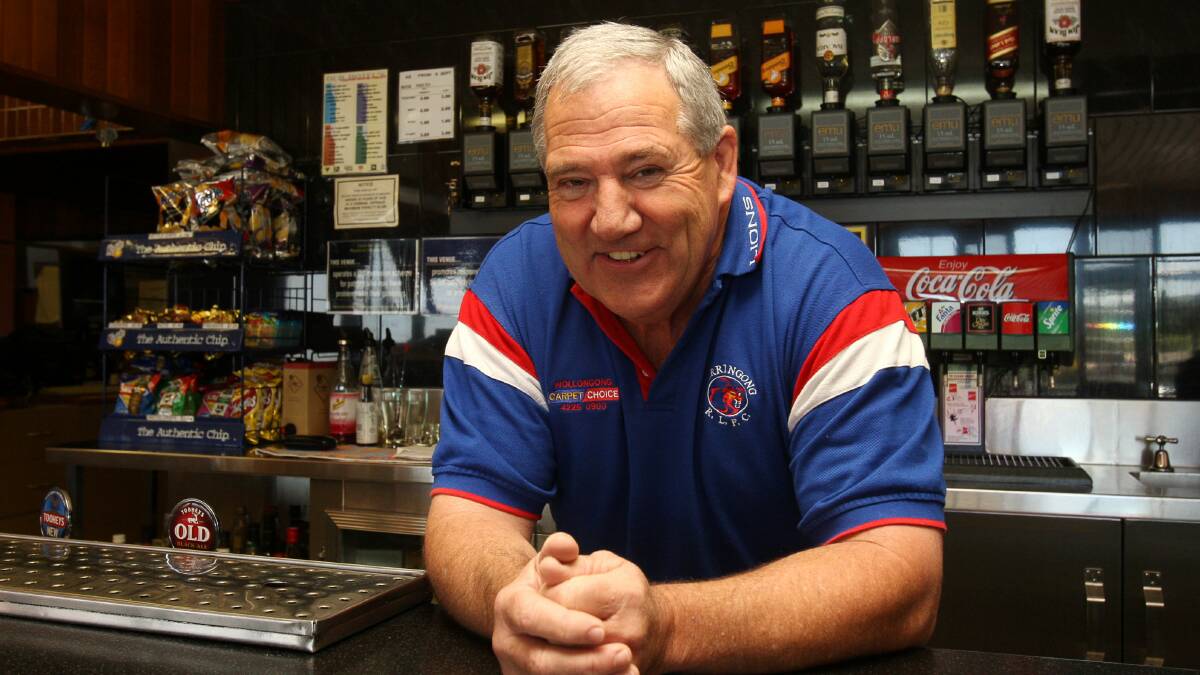 LOCAL HERO: Back home at the Gerringong pub: the inaugural Champion of Parramatta, Mick Cronin. Photo: GREG TOTMAN