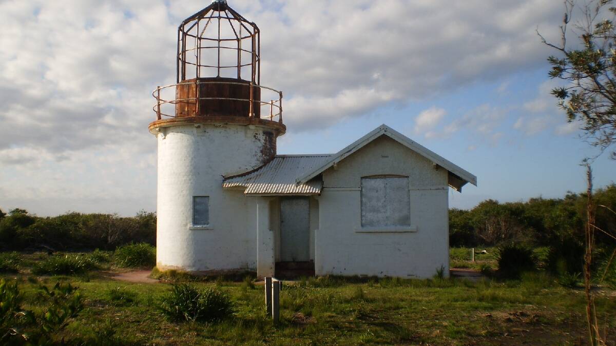 IN DANGER: The Crookhaven Lighthouse before the lantern was removed for preservation.