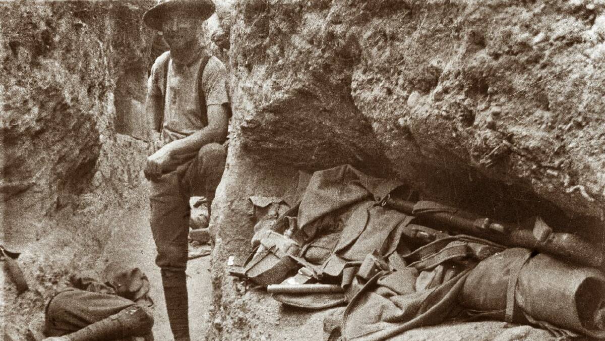 HAUNTING IMAGES: One of the remarkable images on display as part of the ‘A Camera On Gallipoli’ exhibition.