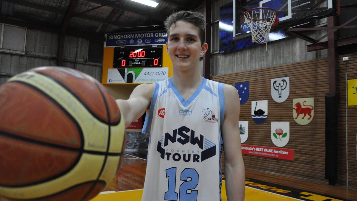 OVERSEAS ADVENTURE: Shoalhaven basketball player Trent Hilaire is at home in the Bomaderry Basketball stadium.