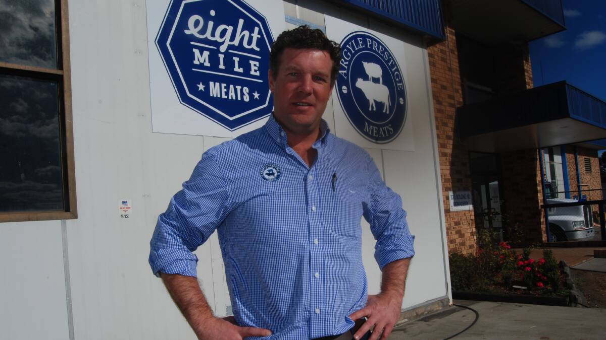 PRIME LOCATION: Argyle Prestige Meats chief executive officer Lachie Graham in front of the old Dairy Farmers building, which is now the headquarters for his enterprise. 