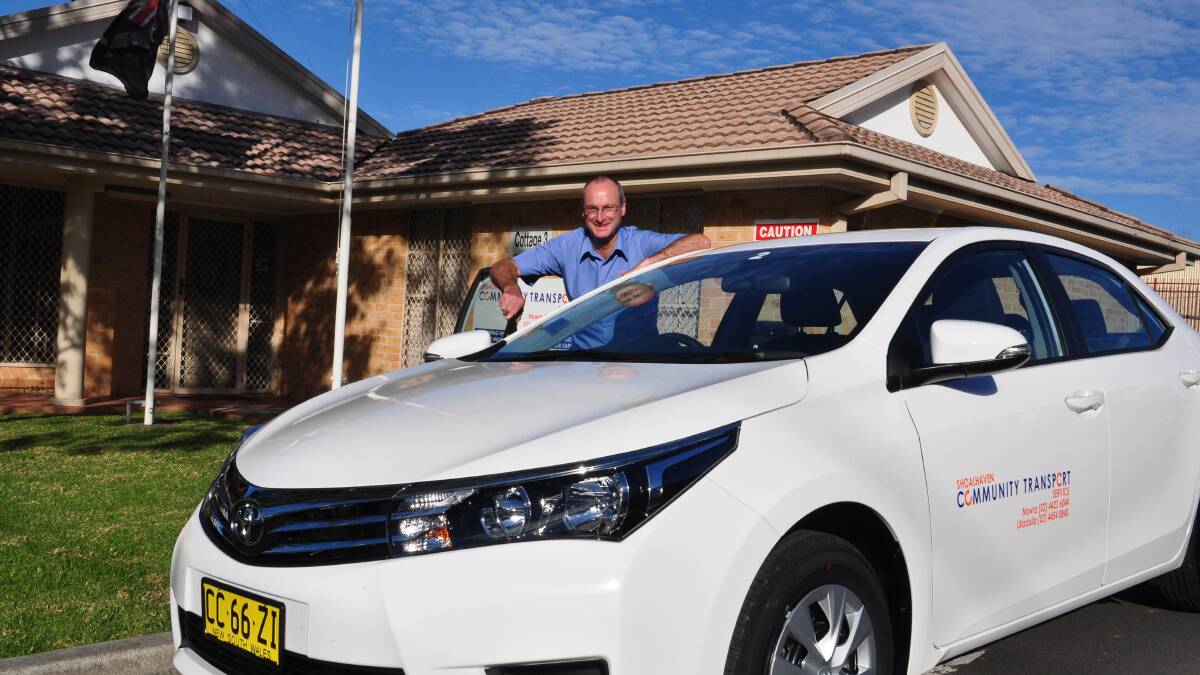 GOOD NEWS: Shoalhaven Community Transport Service’s chief executive officer Stephen Fornasier is happy there will be no means testing for community transport.