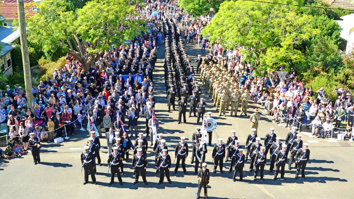 OVERWHELMING: This year’s Anzac Ceremony in Nowra will go down in history as one of the largest. 