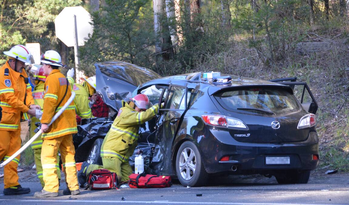 SERIOUS: Five people were injured after a collision on the Princes Highway and Island Point Road intersection, Tomerong on Friday afternoon.