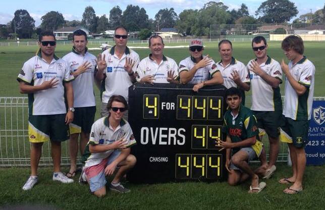ON A HIGH: The Shoalhaven Ex-Servicemen’s second grade team celebrated four from four on Sunday after they claimed the 2013/14 premiership.