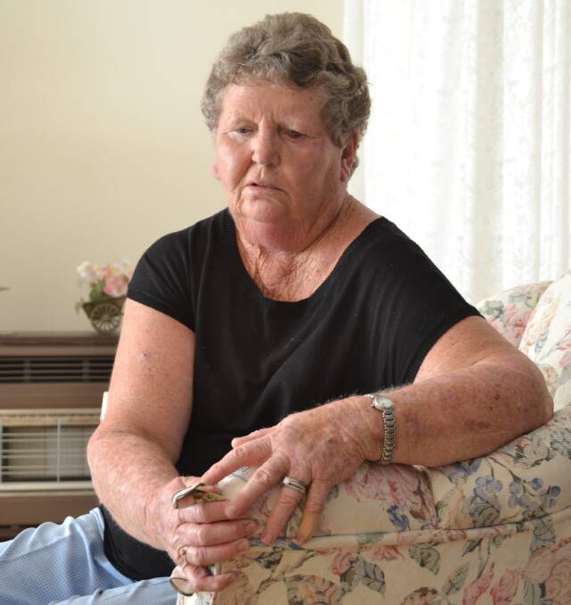 PATIENT: Callala Beach resident Elizabeth McMillan had to wait in agony for almost 10 hours in Shoalhaven Hospital casualty a couple of weeks ago. 