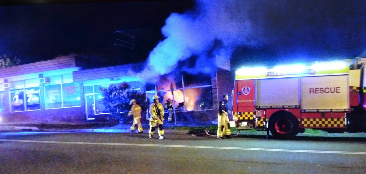 BUSINESS BURNS: The Uptown Laundromat was destroyed by fire on Thursday night.
