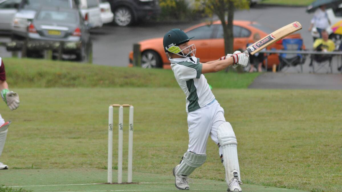 MARVELLOUS EFFORT THAT: Nowra’s Ryan Henry had a couple of good days at the office, scoring a half-century and taking a hat-trick during his side’s semi final win over Norths Maroons. 	Photo: PATRICK FAHY 