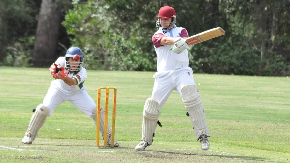 HIT UP: North Nowra-Cambewarra skipper Graham Davidson was the top scorer with 22 runs. 
Photo: PATRICK FAHY