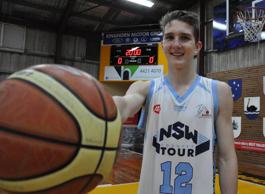 OVERSEAS ADVENTURE: Shoalhaven basketball player Trent Hilaire is at home in the Bomaderry Basketball stadium.