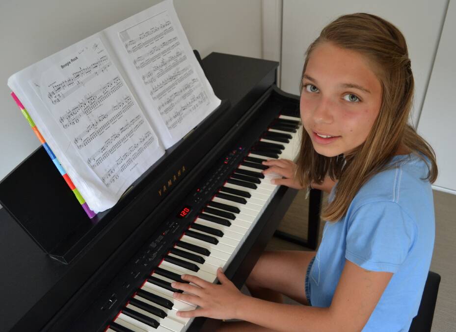 PRACTICE: Bomaderry’s Andrea Charalambous has dedicated many hours of practice to her piano with the hope of bringing home more first place prizes at this year’s Shoalhaven Eisteddfod, which kicks off in May.