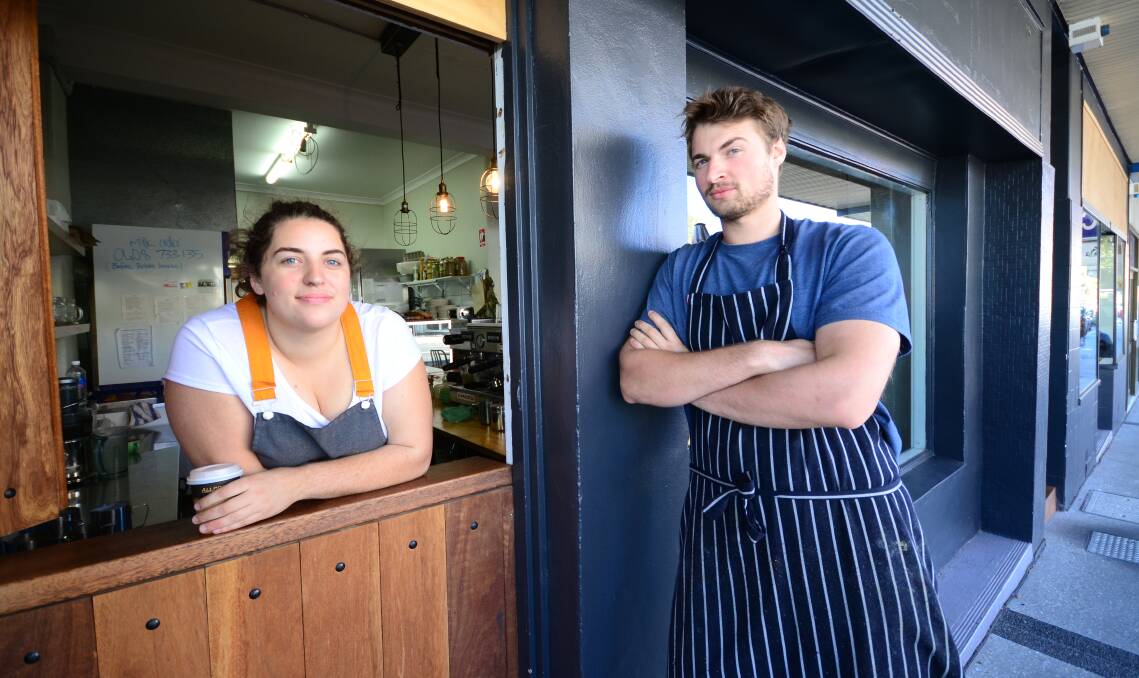 REWARD: Siblings Alana and Heydn Tomasetti from Hunt and Gather Fine Foods in Kinghorne Street don’t want to see staff penalty rates eroded.