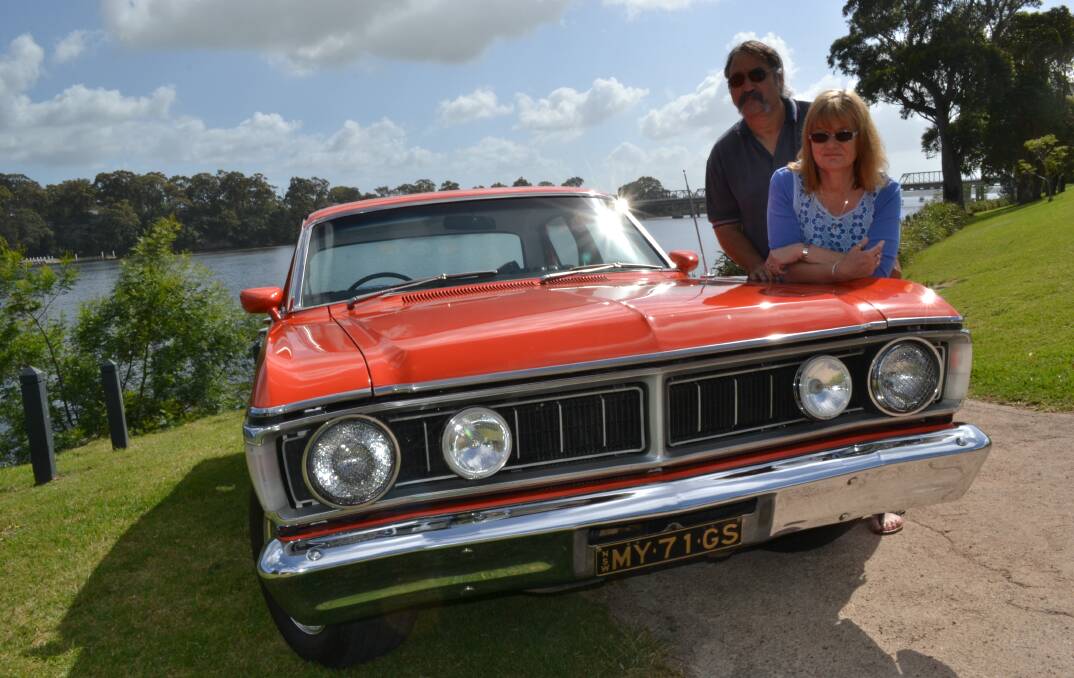 TOO COOL: Frank and Narelle Fulginiti and their stunning 1971 Ford XY GS.