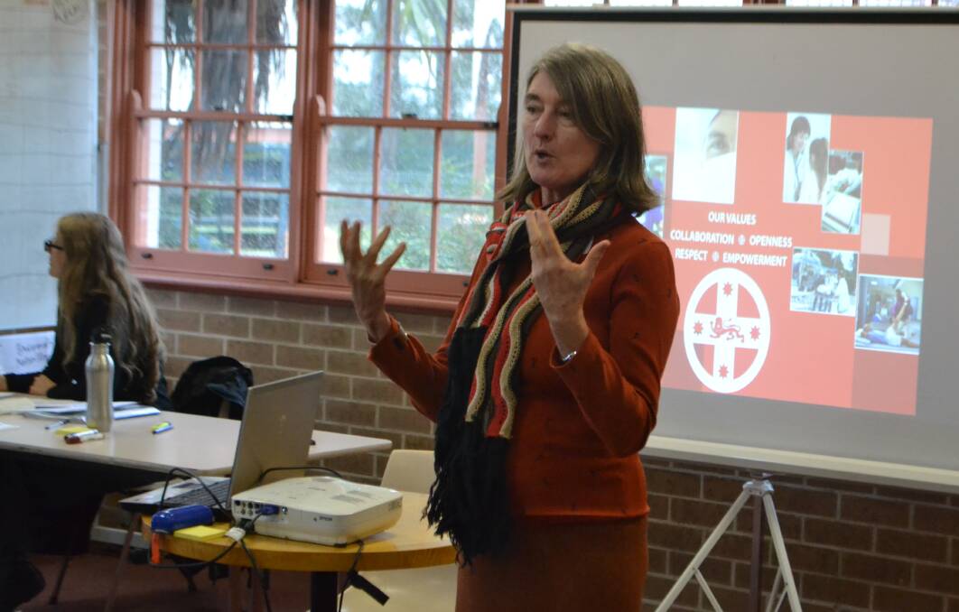 HEALTHY INITIATIVE: Judith Reardon from Shoalhaven Anti-poverty Committee speaks at the Food Fairness Shoalhaven Planning Day on Monday about the importance of sustainable access to healthy food in the Shoalhaven.