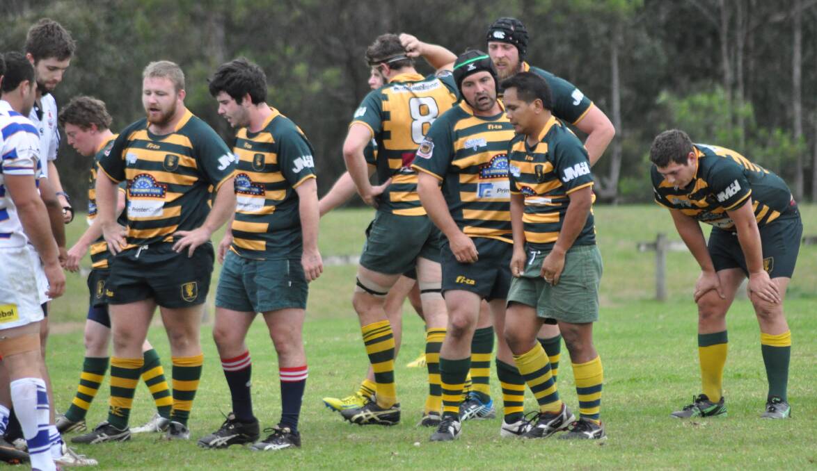 DISAPPOINTED: It was always going to be a tough game against Camden for Shoalhaven, which went down to the home side 64-12. 