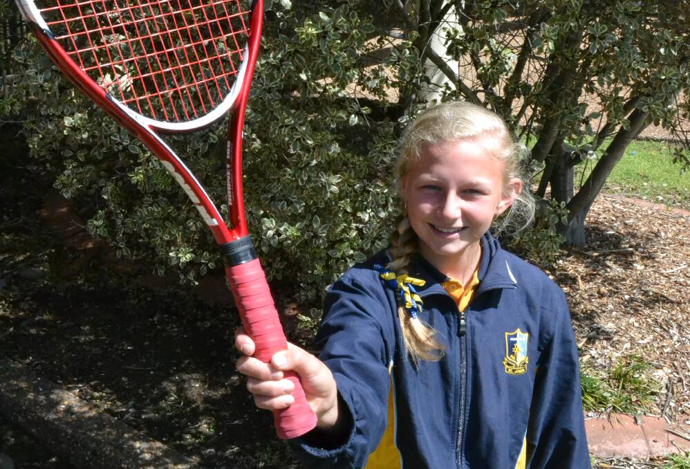 AN ACE: Local tennis star Sophie Phillips will represent NSW in the national Australian Made Foundation Cup.