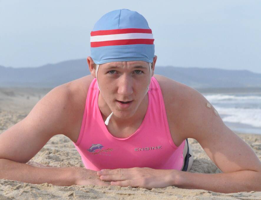 SHOULD DO WELL: Shoalhaven Heads Surf Lifesaving Club member Angus Pryde loves nothing more than to take part in a sports competition.