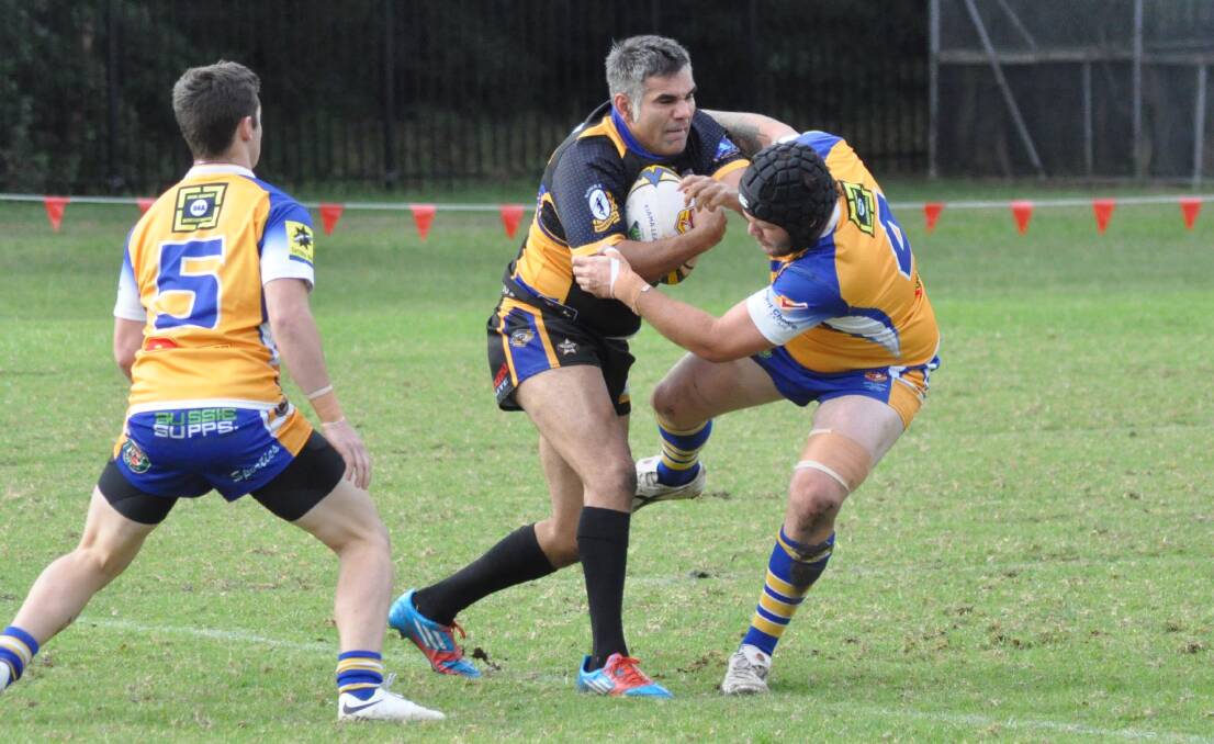 THE LEADER: Captain-coach Ben Wellington will be hoping to lead the Nowra-Bomaderry Jets to a grand final win over the Warilla-Lake South Gorillas on Sunday. 
