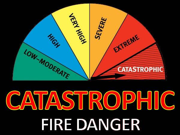 Fire danger upgraded to Catastrophic for Shoalhaven tomorrow