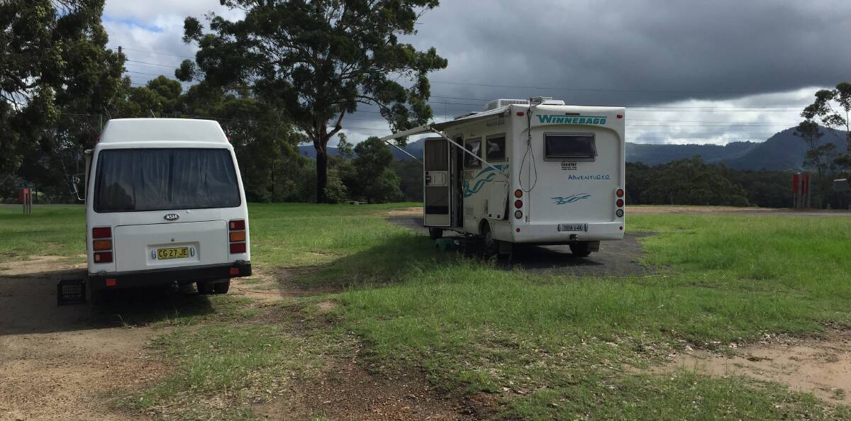 Homeless people continue to stay at the Nowra Showground because they have nowhere else to go.