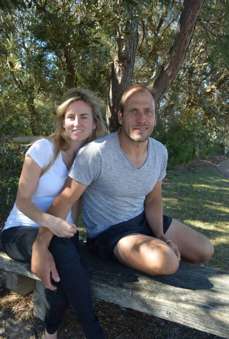 FOR EVERYONE: Vincentia residents Caroline Prentice and Hilton Sinclair want people to have a say on the Collingwood Beach foreshore to help protect it.