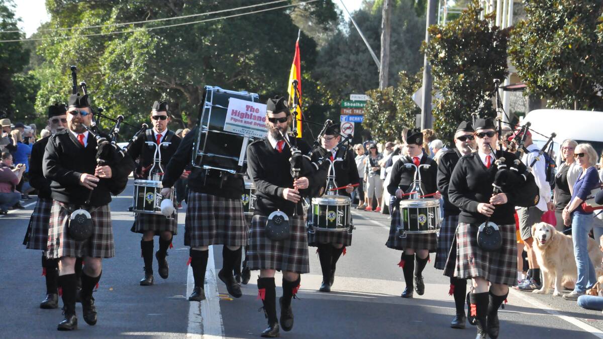 Eight pipe bands and about 15 Celtic clans were represented in the parade.