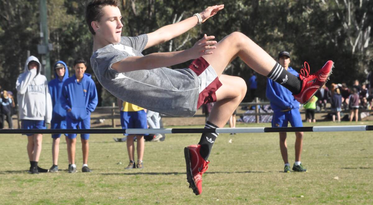 Action from the Shoalhaven Zone athletics carnival