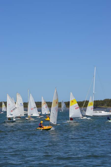  Part of the fleet for the restart at Shoalhaven Heads. Photo by Matthew Norris.