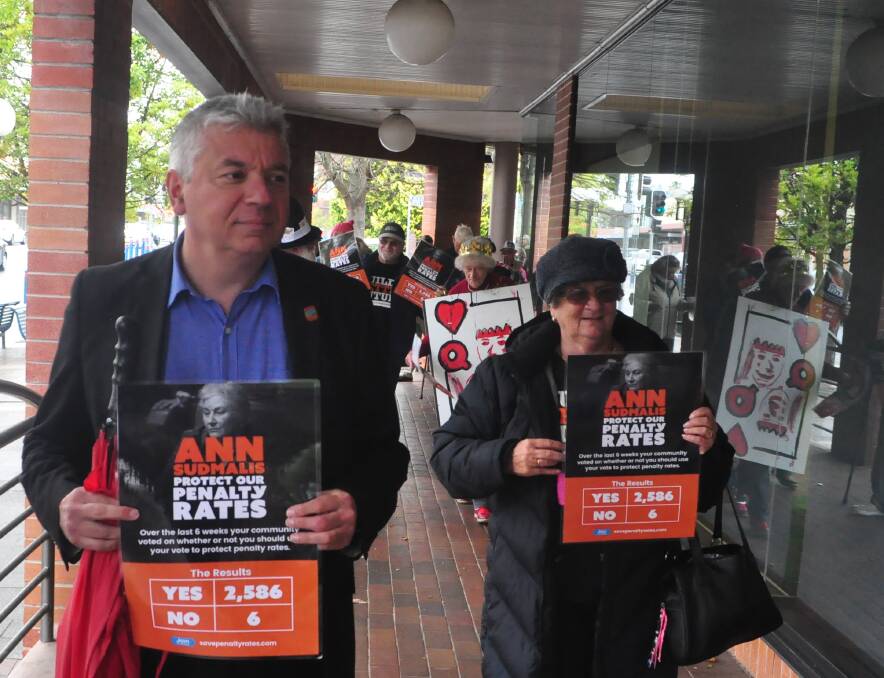 Penalty rates protest
