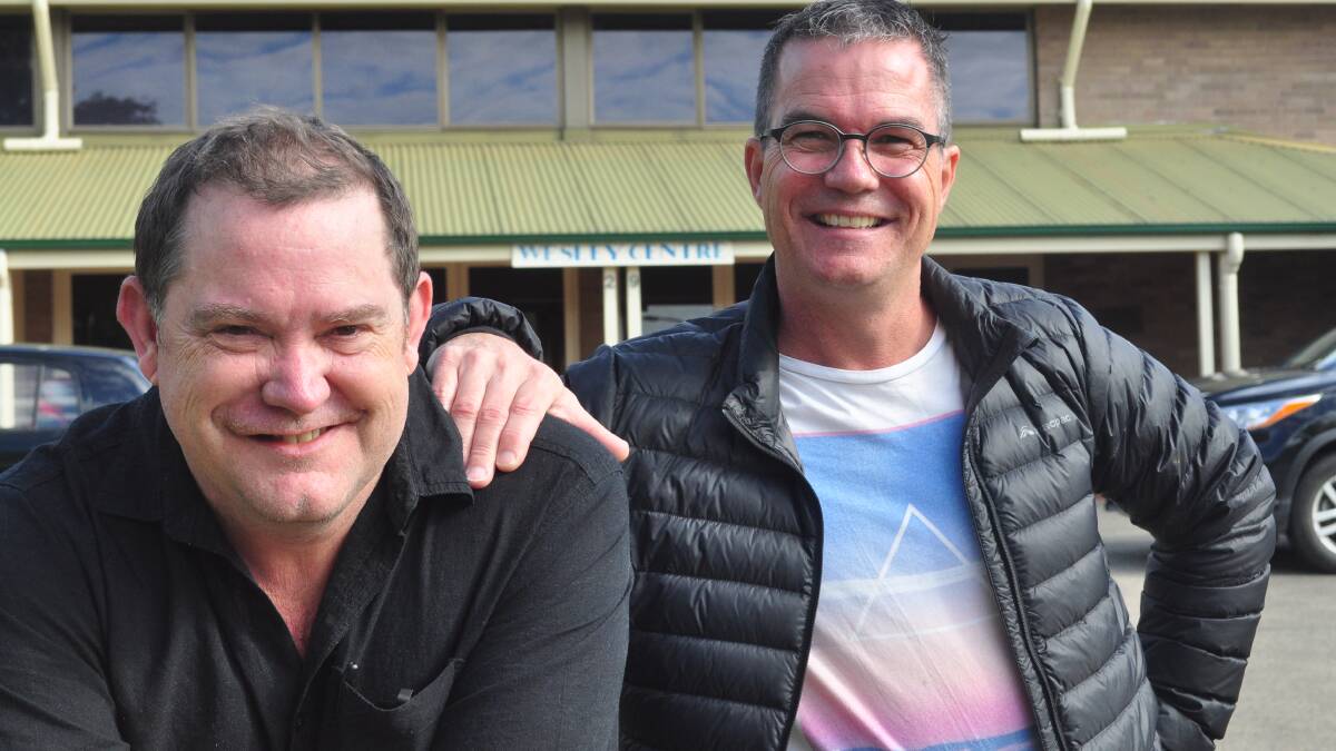 Two happy men -  Reverend Matthew Wilson and Pastor Peter Dover