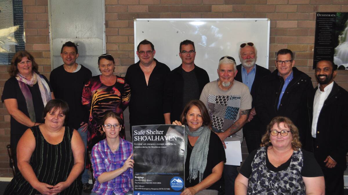 Members of the Safe Shleter Shoalhaven committee