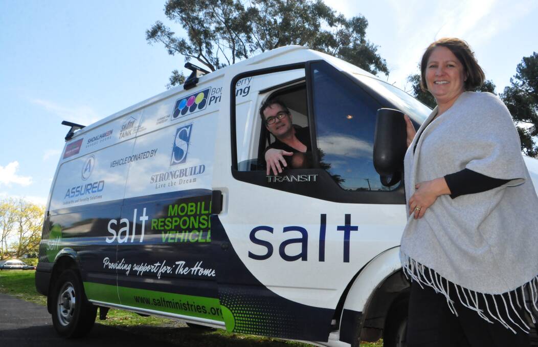 Pastors Peter and Meg Dover from Salt Ministries can't wait for the mobile response vehicle to get out in the community.
