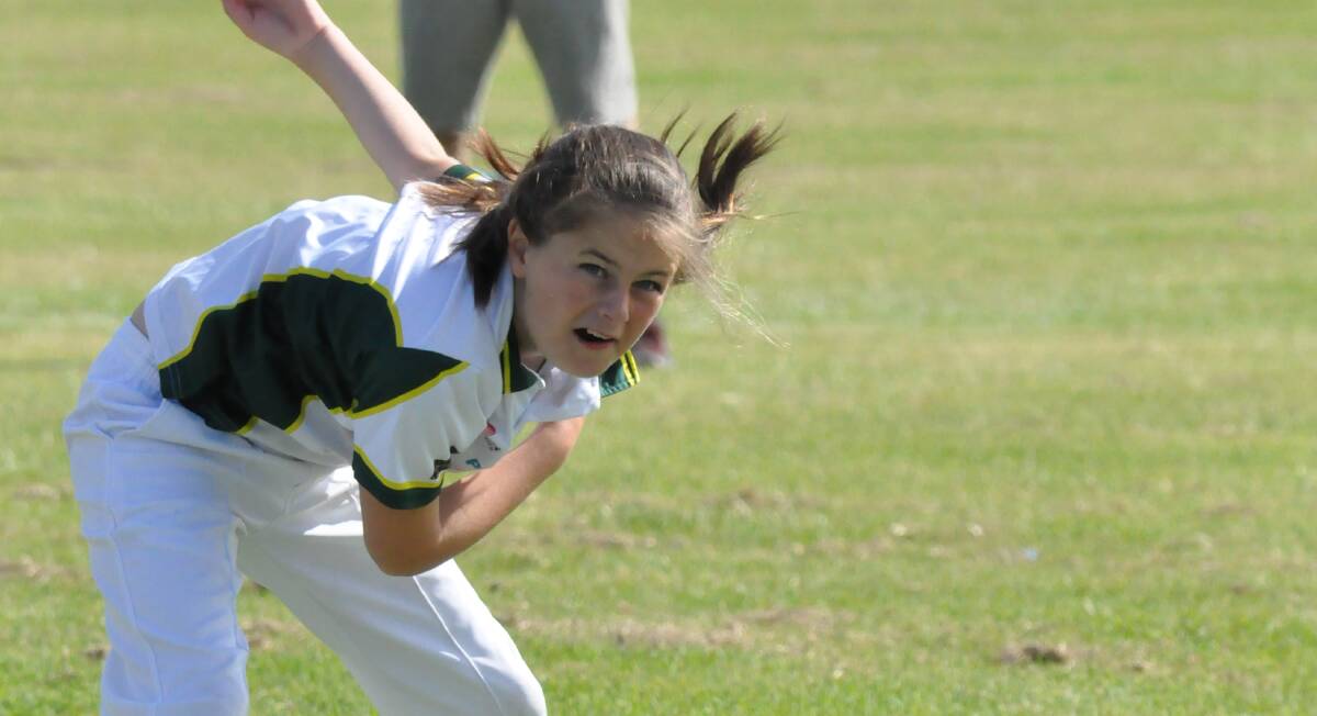 ON TARGET: Allira Smith took three wickets for Ex-Servicemens against Nowra on Saturday.

